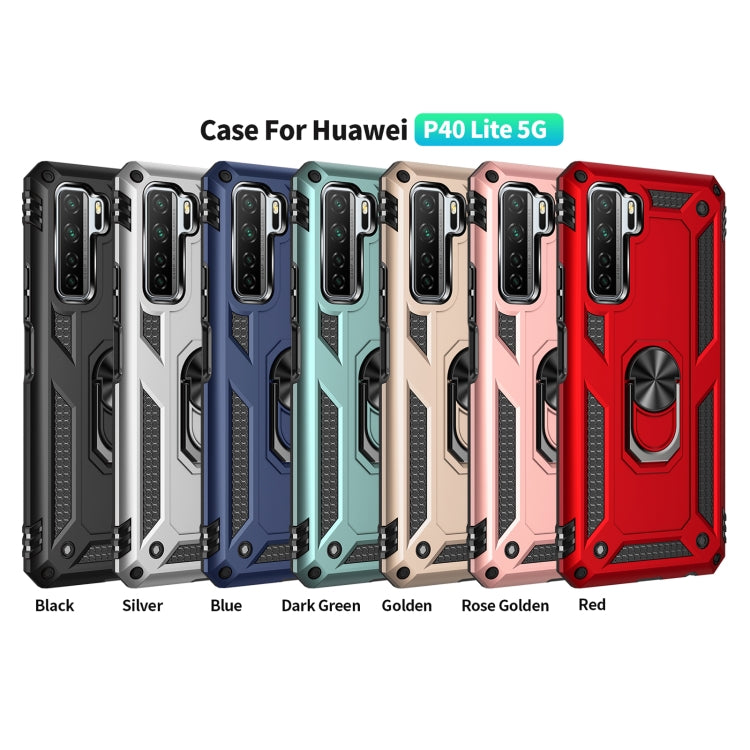 Shockproof TPU + PC Protective Case with 360 Degree Rotating Holder, For Huawei P40 Lite 5G, For Xiaomi Mi 10 Ultra
