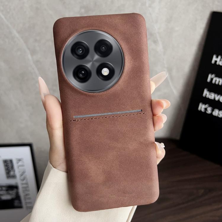 Skin Feel Sheepskin Card Slot Phone Case, For OnePlus Ace 6, For OnePlus 15, For OnePlus 13R / OnePlus Ace 5, For OnePlus 13