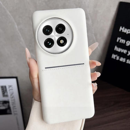 Skin Feel Sheepskin Card Slot Phone Case, For OnePlus Ace 6, For OnePlus 15, For OnePlus 13R / OnePlus Ace 5, For OnePlus 13