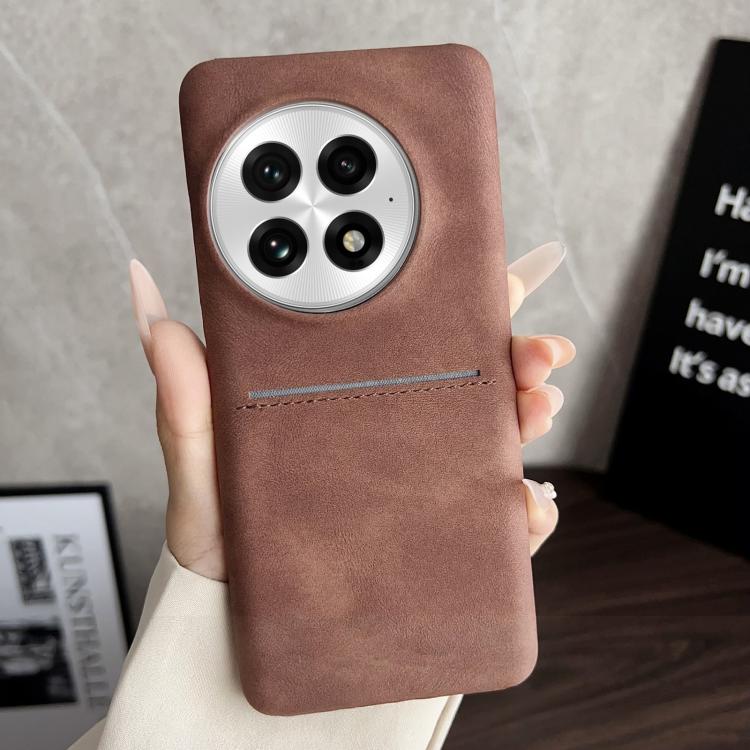 Skin Feel Sheepskin Card Slot Phone Case, For OnePlus Ace 6, For OnePlus 15, For OnePlus 13R / OnePlus Ace 5, For OnePlus 13