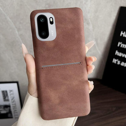 Skin Feel Sheepskin Card Slot Phone Case, For OnePlus Ace 6, For OnePlus 15, For OnePlus 13R / OnePlus Ace 5, For OnePlus 13