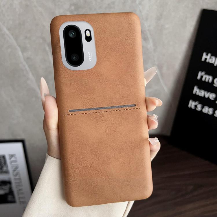 Skin Feel Sheepskin Card Slot Phone Case, For OnePlus Ace 6, For OnePlus 15, For OnePlus 13R / OnePlus Ace 5, For OnePlus 13