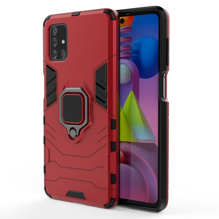 PC + TPU Shockproof Protective Case with Magnetic Ring Holder, For OPPO Realme 7 Pro, For Vivo Y20, For Galaxy M51