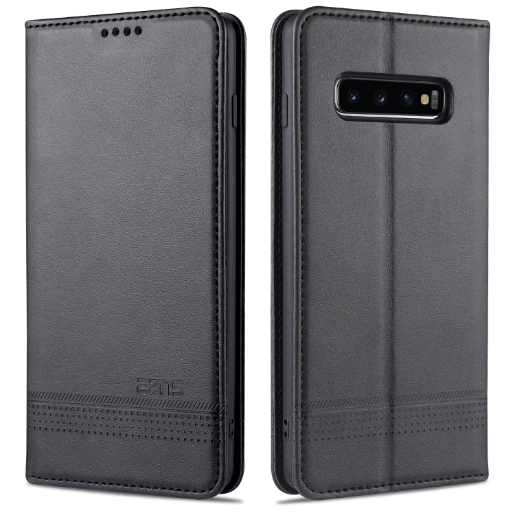 AZNS Magnetic Calf Texture Horizontal Flip Leather Case with Card Slots & Holder & Wallet, For Samsung Galaxy S10+, For Samsung Galaxy S20 FE, For Huawei Honor X10 Max