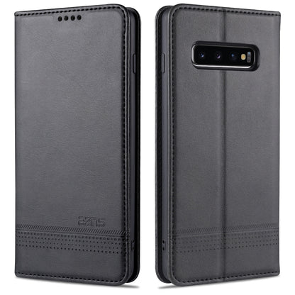 AZNS Magnetic Calf Texture Horizontal Flip Leather Case with Card Slots & Holder & Wallet, For Samsung Galaxy S10+, For Samsung Galaxy S20 FE, For Huawei Honor X10 Max