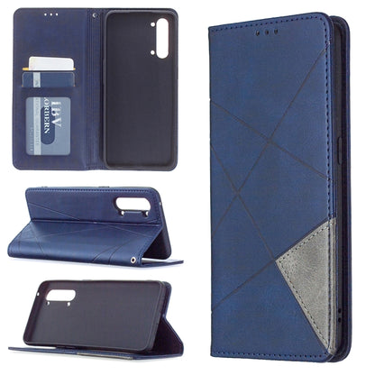 Rhombus Texture Horizontal Flip Magnetic Leather Case with Holder & Card Slots & Wallet, For OPPO Find X2 Lite, For Samsung Galaxy A42 5G