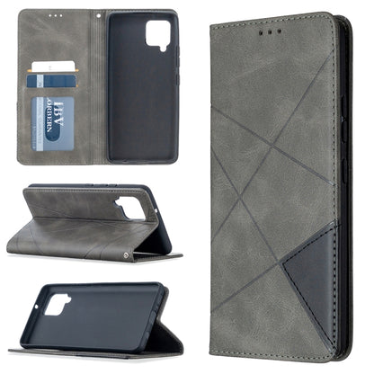 Rhombus Texture Horizontal Flip Magnetic Leather Case with Holder & Card Slots & Wallet, For OPPO Find X2 Lite, For Samsung Galaxy A42 5G