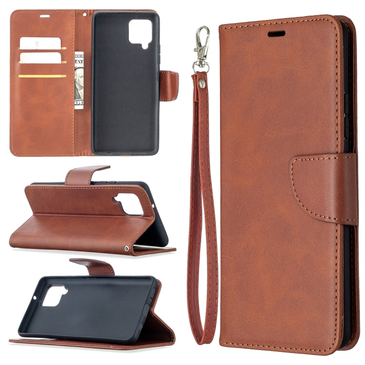 Retro Lambskin Texture Pure Color Horizontal Flip PU Leather Case with Holder & Card Slots & Wallet & Lanyard, For OPPO Find X2 Lite, For Samsung Galaxy A42 5G