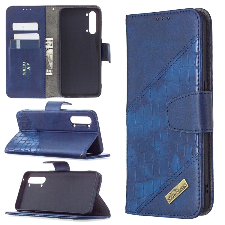 Matching Color Crocodile Texture Horizontal Flip PU Leather Case with Wallet & Holder & Card Slots, For OPPO Find X2 Lite, For Samsung Galaxy A42 5G