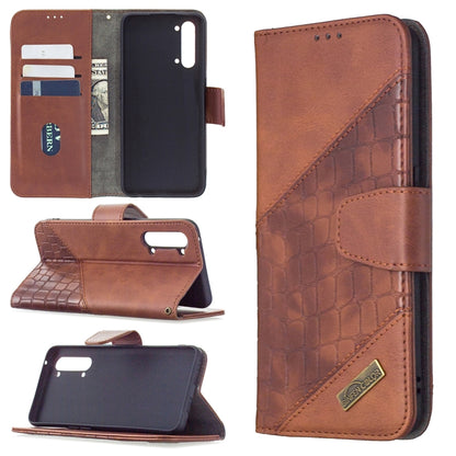 Matching Color Crocodile Texture Horizontal Flip PU Leather Case with Wallet & Holder & Card Slots, For OPPO Find X2 Lite, For Samsung Galaxy A42 5G