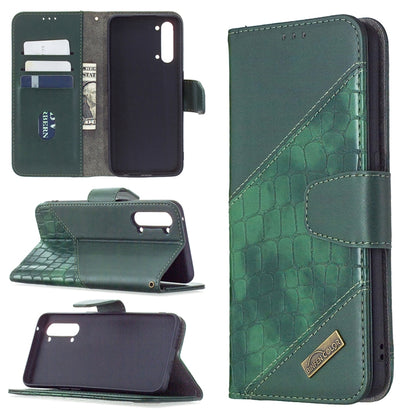 Matching Color Crocodile Texture Horizontal Flip PU Leather Case with Wallet & Holder & Card Slots, For OPPO Find X2 Lite, For Samsung Galaxy A42 5G