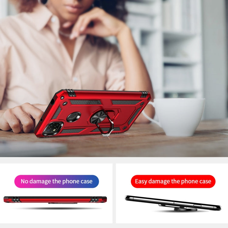 For Xiaomi Redmi C9 Shockproof TPU + PC Protective Case with 360 Degree Rotating Holder, For Xiaomi Redmi 9C