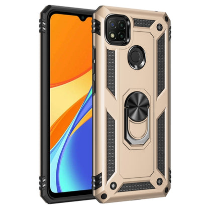 For Xiaomi Redmi C9 Shockproof TPU + PC Protective Case with 360 Degree Rotating Holder, For Xiaomi Redmi 9C