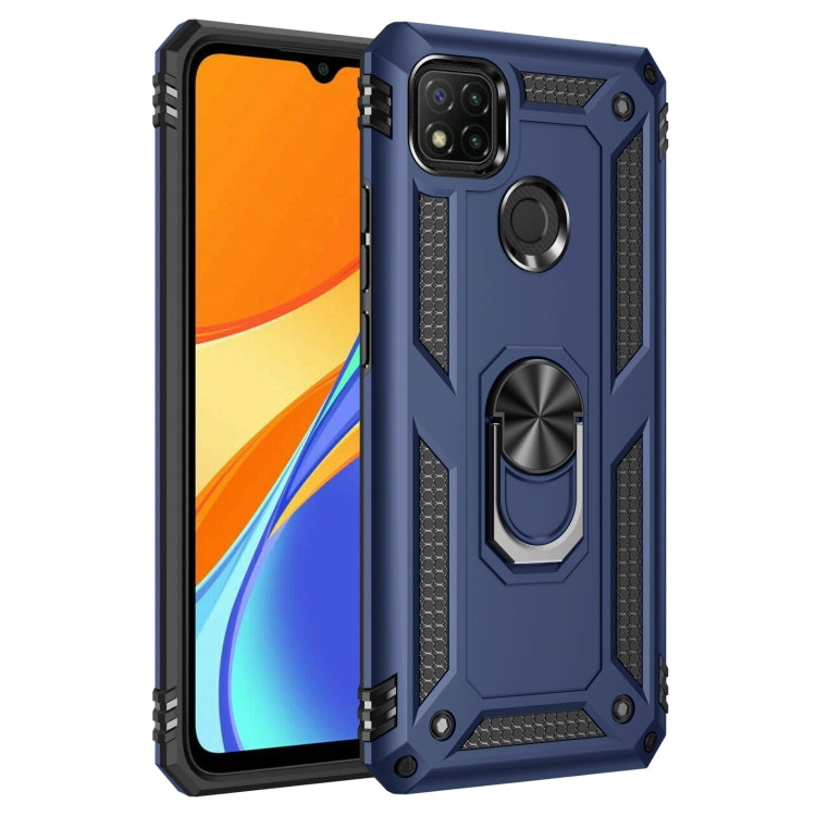 For Xiaomi Redmi C9 Shockproof TPU + PC Protective Case with 360 Degree Rotating Holder, For Xiaomi Redmi 9C