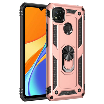 For Xiaomi Redmi C9 Shockproof TPU + PC Protective Case with 360 Degree Rotating Holder, For Xiaomi Redmi 9C