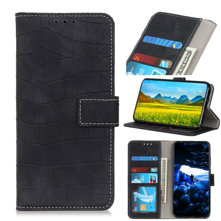 Magnetic Crocodile Texture Horizontal Flip Leather Case with Holder & Card Slots & Wallet, For Alcatel 3X 2020, For OnePlus 8T