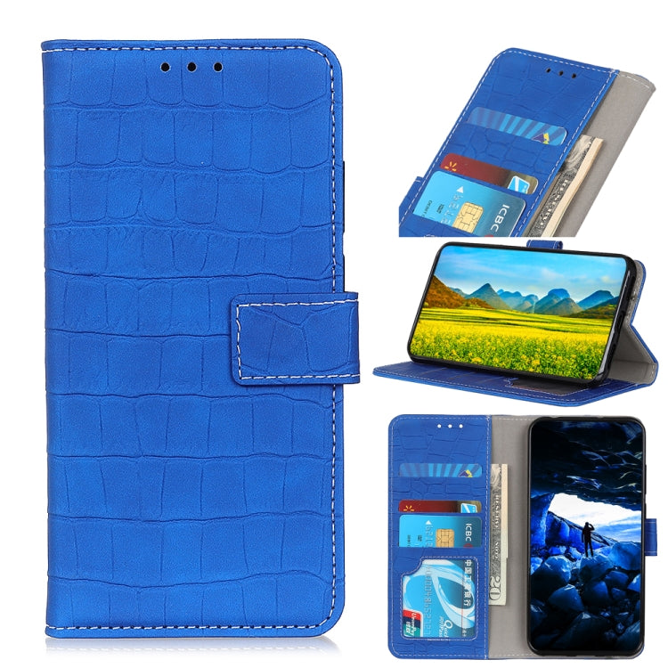 Magnetic Crocodile Texture Horizontal Flip Leather Case with Holder & Card Slots & Wallet, For Alcatel 3X 2020, For OnePlus 8T