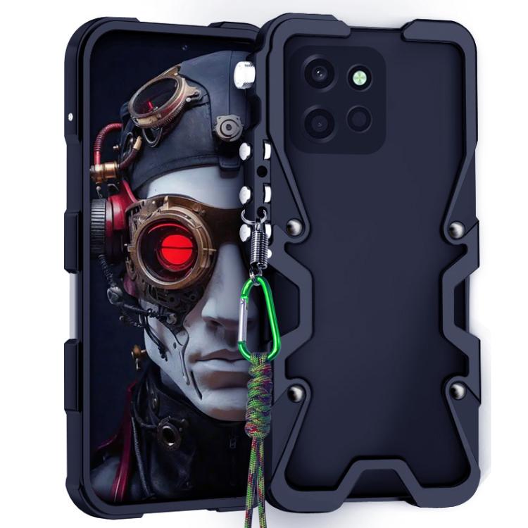 Trigger Design Hollow Metal Frame Phone Case with Lanyard, For OnePlus Nord 6 5G, For OnePlus Turbo 6V, For OnePlus Turbo 6