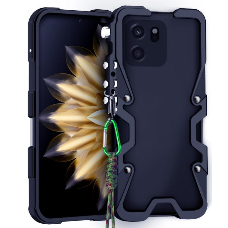 Trigger Design Hollow Metal Frame Phone Case with Lanyard, For OnePlus Nord 6 5G, For OnePlus Turbo 6V, For OnePlus Turbo 6
