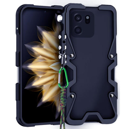 Trigger Design Hollow Metal Frame Phone Case with Lanyard, For OnePlus Nord 6 5G, For OnePlus Turbo 6V, For OnePlus Turbo 6