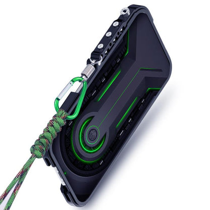 Trigger Design Hollow Metal Frame Phone Case with Lanyard, For OnePlus Nord 6 5G, For OnePlus Turbo 6V, For OnePlus Turbo 6