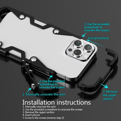 Trigger Design Hollow Metal Frame Phone Case with Lanyard, For OnePlus Nord 6 5G, For OnePlus Turbo 6V, For OnePlus Turbo 6