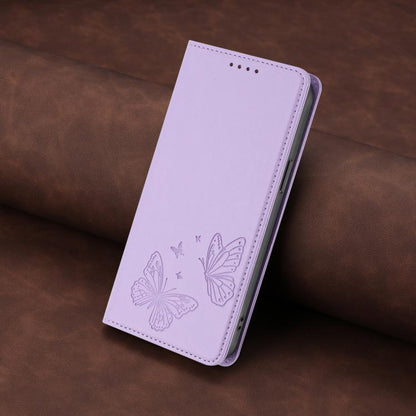 Strong Magnetic Dual Butterfly RFID Vegan Leather Phone Case, For OnePlus 13T, For OnePlus 13R / Ace 5 / Ace 5 Pro