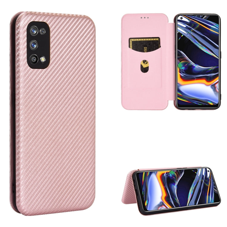 Carbon Fiber Texture Magnetic Horizontal Flip TPU + PC + PU Leather Case with Card Slot, For OPPO Realme 7 Pro, For Alcatel 1SE 2020 (Pink), For Alcatel 1SE 2020 (Black), For Alcatel 1SE 2020 (Blue), For Alcatel 1SE 2020 (Green)                        ...