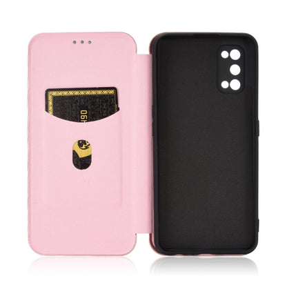 Carbon Fiber Texture Magnetic Horizontal Flip TPU + PC + PU Leather Case with Card Slot, For OPPO Realme 7 Pro, For Alcatel 1SE 2020 (Pink), For Alcatel 1SE 2020 (Black), For Alcatel 1SE 2020 (Blue), For Alcatel 1SE 2020 (Green)                        ...