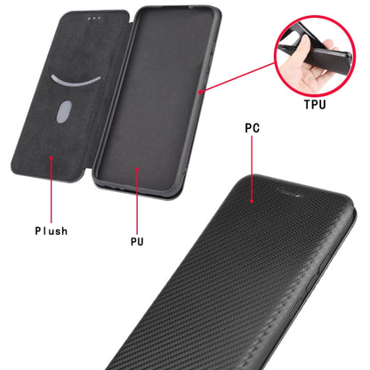Carbon Fiber Texture Magnetic Horizontal Flip TPU + PC + PU Leather Case with Card Slot, For OPPO Realme 7 Pro, For Alcatel 1SE 2020 (Pink), For Alcatel 1SE 2020 (Black), For Alcatel 1SE 2020 (Blue), For Alcatel 1SE 2020 (Green)                        ...