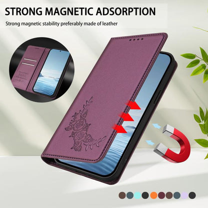 Peony Embossed Magnetic RFID Vegan Leather Phone Case, For OnePlus Nord 5 5G / Ace 5 Ultra, For OnePlus Nord CE5 / Ace 5 Racing