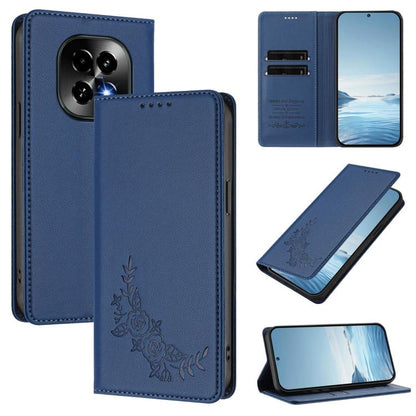 Peony Embossed Magnetic RFID Vegan Leather Phone Case, For Realme C63 5G, For Realme 13 5G / 12 5G / 12x / 12x India