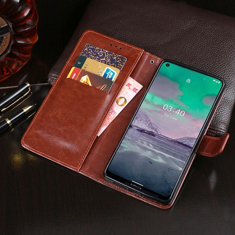 idewei Crazy Horse Texture Horizontal Flip Leather Case with Holder & Card Slots & Wallet, For Nokia 3.4, For Nokia C3, For OnePlus 8T