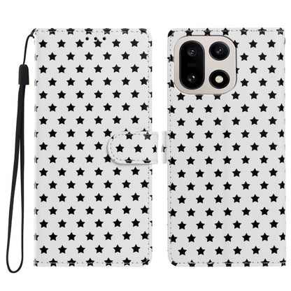 Star Pattern Magnetic Buckle Vegan Leather Phone Case with Wrist Strap, For OnePlus Nord 6 5G, For OnePlus 15T, For OnePlus Ace 6, For OnePlus 15