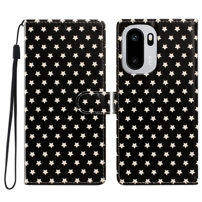 Star Pattern Magnetic Buckle Vegan Leather Phone Case with Wrist Strap, For OnePlus Nord 6 5G, For OnePlus 15T, For OnePlus Ace 6, For OnePlus 15