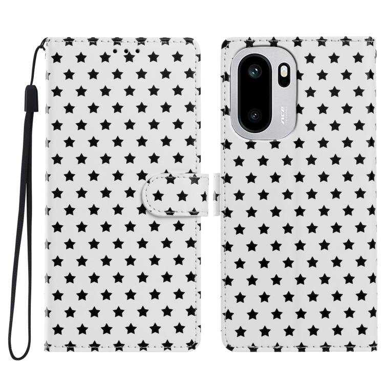Star Pattern Magnetic Buckle Vegan Leather Phone Case with Wrist Strap, For OnePlus Nord 6 5G, For OnePlus 15T, For OnePlus Ace 6, For OnePlus 15