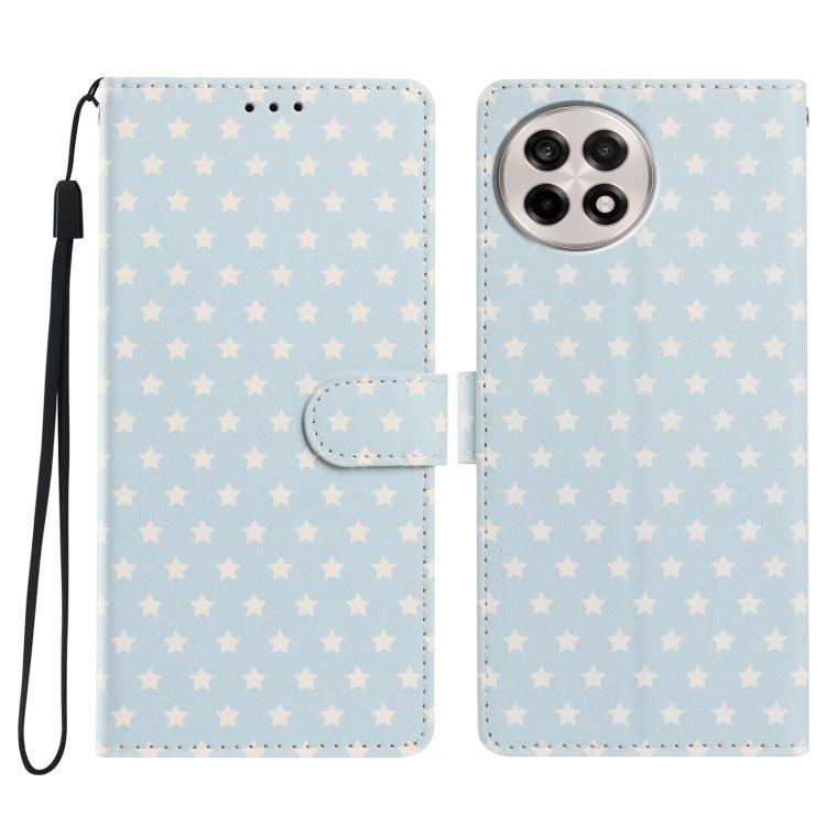 Star Pattern Magnetic Buckle Vegan Leather Phone Case with Wrist Strap, For OnePlus 13T, For OnePlus Nord CE5, For OnePlus Ace 5, For OnePlus 13