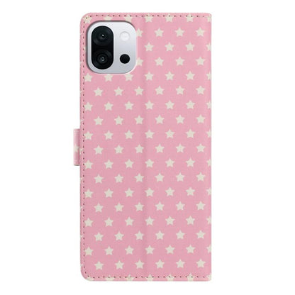 Star Pattern Magnetic Buckle Vegan Leather Phone Case with Wrist Strap, For OnePlus 13T, For OnePlus Nord CE5, For OnePlus Ace 5, For OnePlus 13