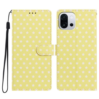 Star Pattern Magnetic Buckle Vegan Leather Phone Case with Wrist Strap, For OnePlus 13T, For OnePlus Nord CE5, For OnePlus Ace 5, For OnePlus 13