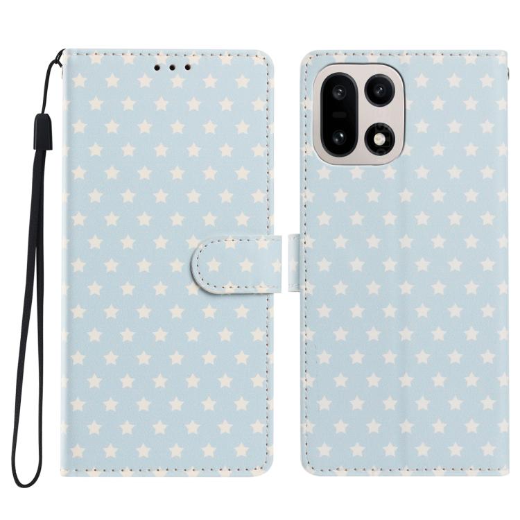 Star Pattern Magnetic Buckle Vegan Leather Phone Case with Wrist Strap, For OnePlus 13T, For OnePlus Nord CE5, For OnePlus Ace 5, For OnePlus 13