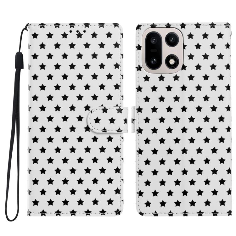 Star Pattern Magnetic Buckle Vegan Leather Phone Case with Wrist Strap, For OnePlus 13T, For OnePlus Nord CE5, For OnePlus Ace 5, For OnePlus 13