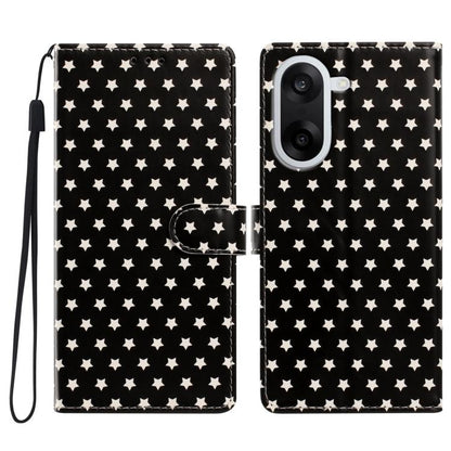 Star Pattern Magnetic Buckle Vegan Leather Phone Case with Wrist Strap, For OnePlus 13T, For OnePlus Nord CE5, For OnePlus Ace 5, For OnePlus 13