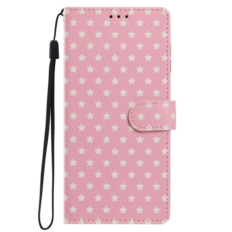 Star Pattern Magnetic Buckle Vegan Leather Phone Case with Wrist Strap, For OnePlus Nord 6 5G, For OnePlus 15T, For OnePlus Ace 6, For OnePlus 15