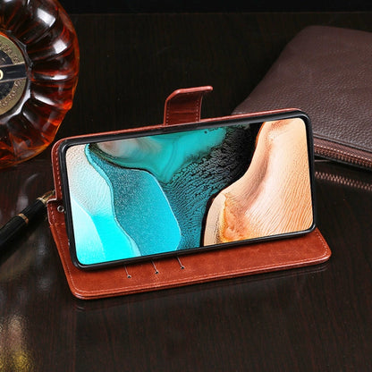 idewei Crazy Horse Texture Horizontal Flip Leather Case with Holder & Card Slots & Wallet, For Xiaomi Poco F2 Pro, For Xiaomi Poco M2, For Xiaomi Poco X3 NFC