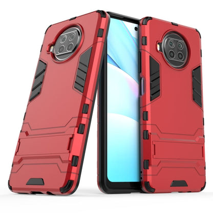 PC + TPU Shockproof Protective Case with Invisible Holder, For Xiaomi Mi 10T Lite 5G