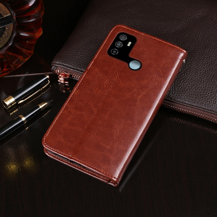 idewei Crazy Horse Texture Horizontal Flip Leather Case with Holder & Card Slots & Wallet, For OPPO A32, For OPPO A33 (2020), For OPPO A53 (2020)