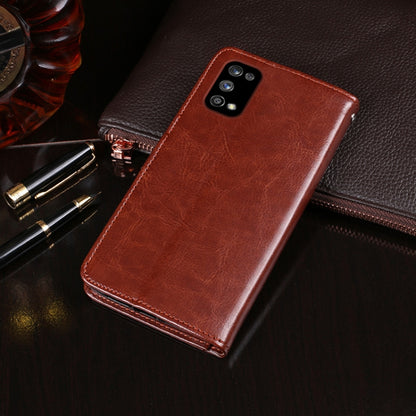 idewei Crazy Horse Texture Horizontal Flip Leather Case with Holder & Card Slots & Wallet, For OPPO Realme 7 Pro, For OPPO Realme 7i, For OPPO Realme C12