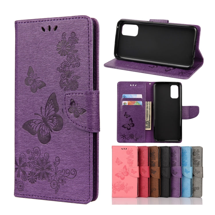 Butterflies Embossing Horizontal Flip Leather Case with Holder & Card Slots & Wallet, For OPPO Realme 7 Pro 5G, For OPPO Reno4 Pro 5G, For Xiaomi Mi 10T Lite 5G
