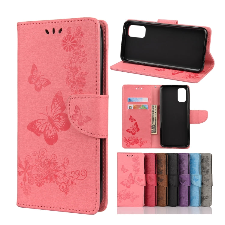 Butterflies Embossing Horizontal Flip Leather Case with Holder & Card Slots & Wallet, For OPPO Realme 7 Pro 5G, For OPPO Reno4 Pro 5G, For Xiaomi Mi 10T Lite 5G