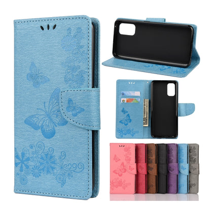 Butterflies Embossing Horizontal Flip Leather Case with Holder & Card Slots & Wallet, For OPPO Realme 7 Pro 5G, For OPPO Reno4 Pro 5G, For Xiaomi Mi 10T Lite 5G